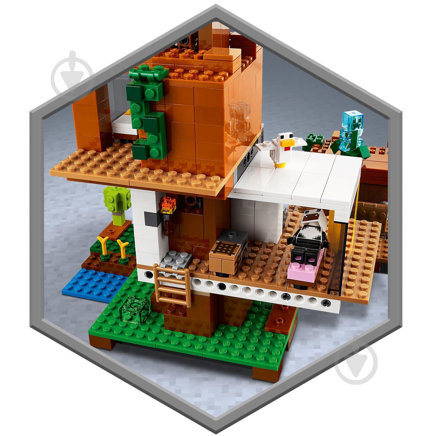 Конструктор LEGO Minecraft Сучасний будиночок на дереві 21174 - фото 4 Конструктор LEGO Minecraft Сучасний будиночок на дереві 21174 - фото 4