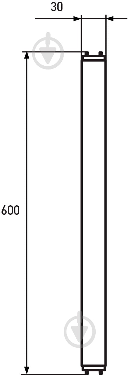 Лампа світлодіодна Eurolamp 9 Вт T8 матова G13 220 В 4100 К LED-T8-9W/4100(скло) - фото 3