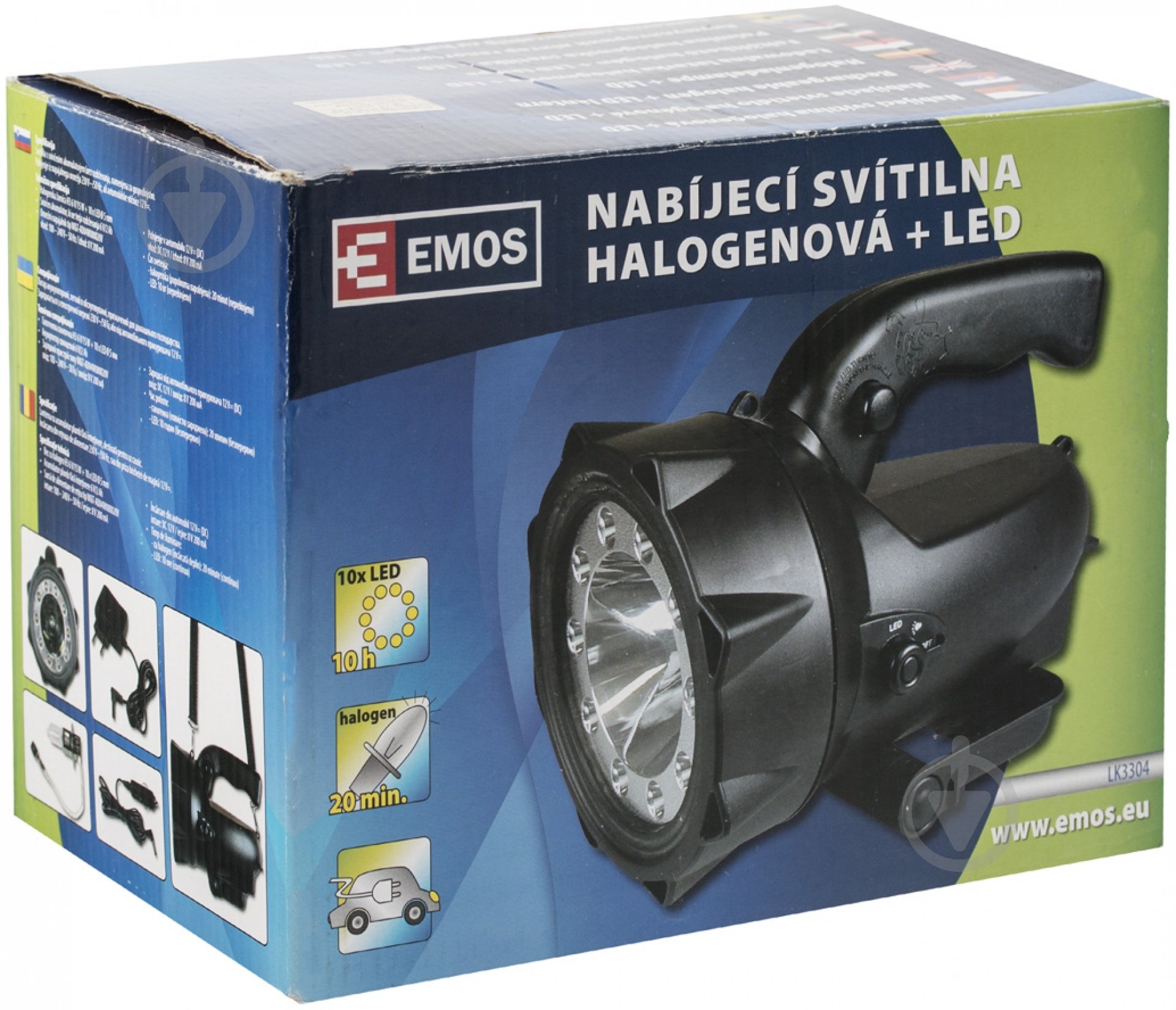 Ліхтар Emos LK3304 чорний - фото 5 Ліхтар Emos LK3304 чорний - фото 5