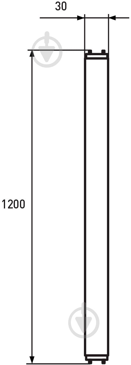 Лампа світлодіодна Eurolamp 18 Вт T8 матова G13 220 В 4100 К LED-T8-18W/4100(скло) - фото 3