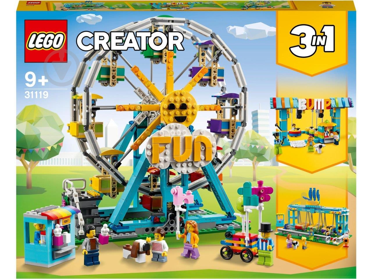 Конструктор LEGO Creator Колесо обозрения 31119 - фото 1 Конструктор LEGO Creator Колесо обозрения 31119 - фото 1