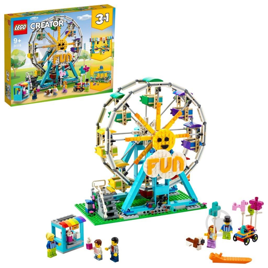 Конструктор LEGO Creator Колесо обозрения 31119 - фото 9 Конструктор LEGO Creator Колесо обозрения 31119 - фото 9