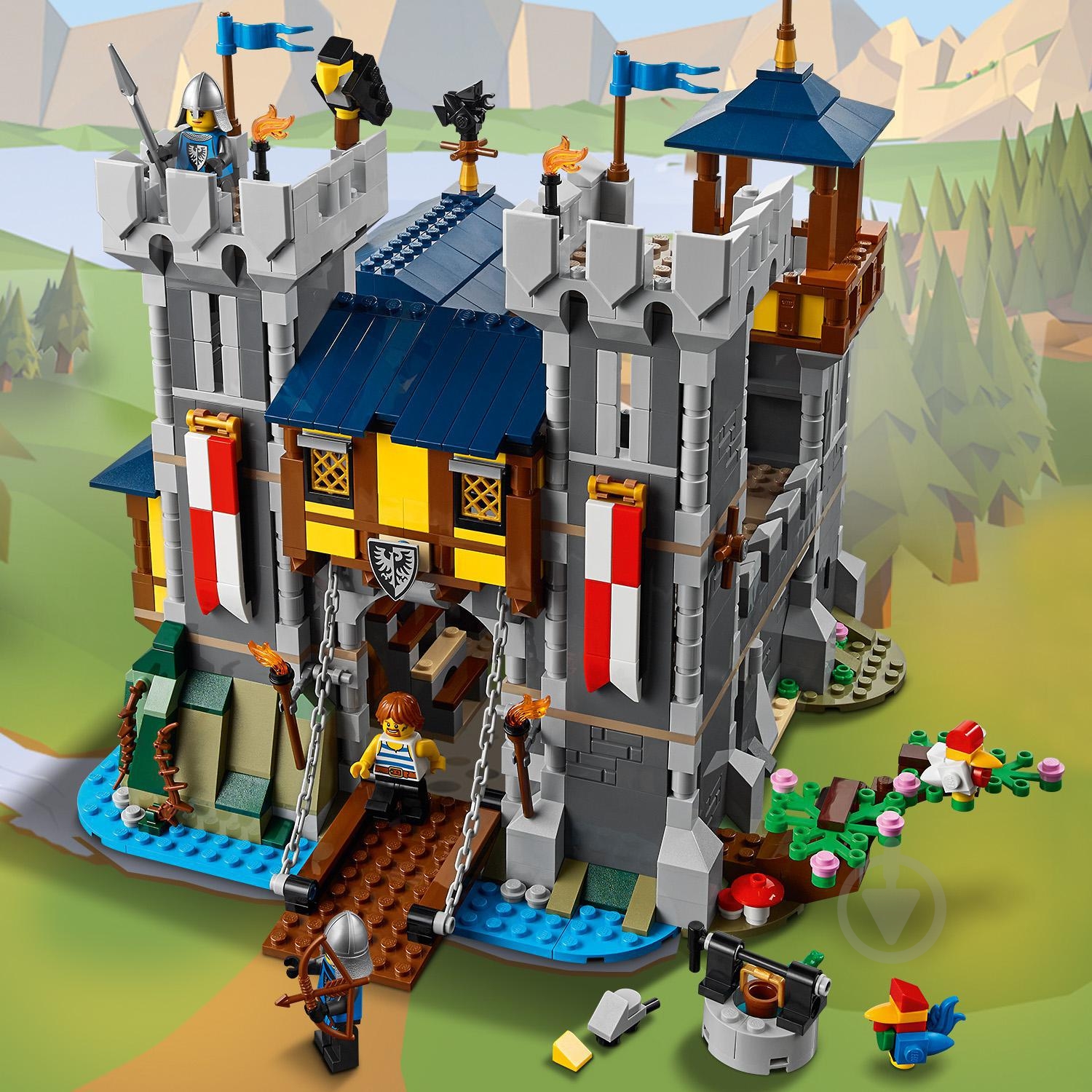 Конструктор LEGO Creator Средневековый замок 31120 - фото 7 Конструктор LEGO Creator Средневековый замок 31120 - фото 7