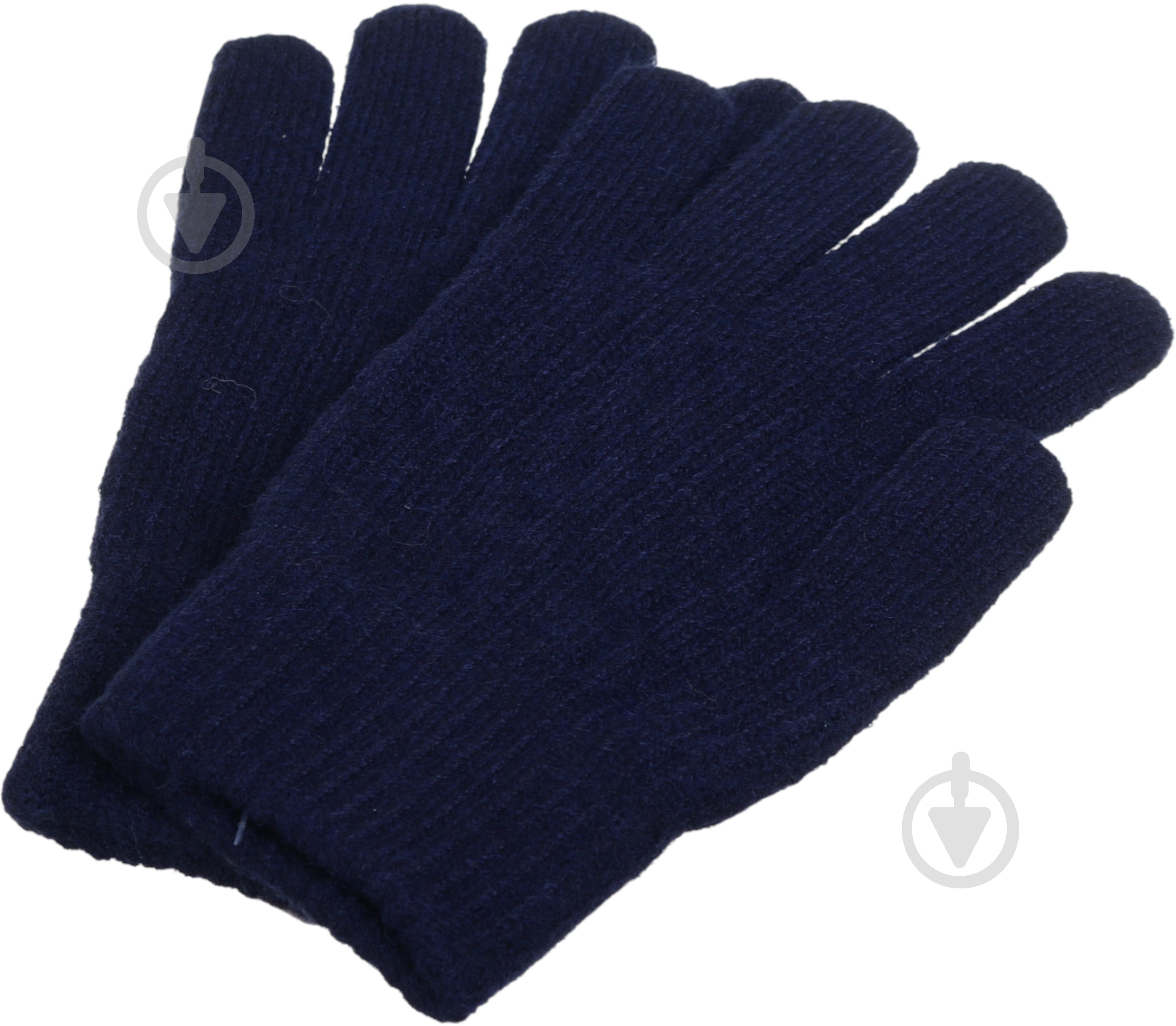 Рукавиці Корона 7839 р.one size синій - фото 1