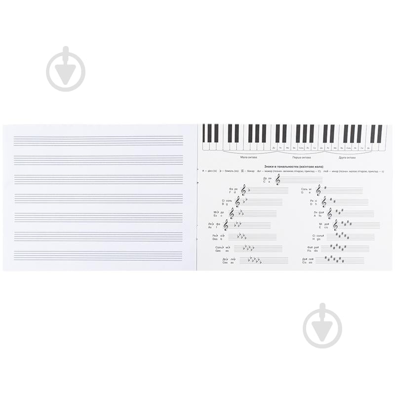 Тетрадь для нот А5 20 лист. Music KITE - фото 4