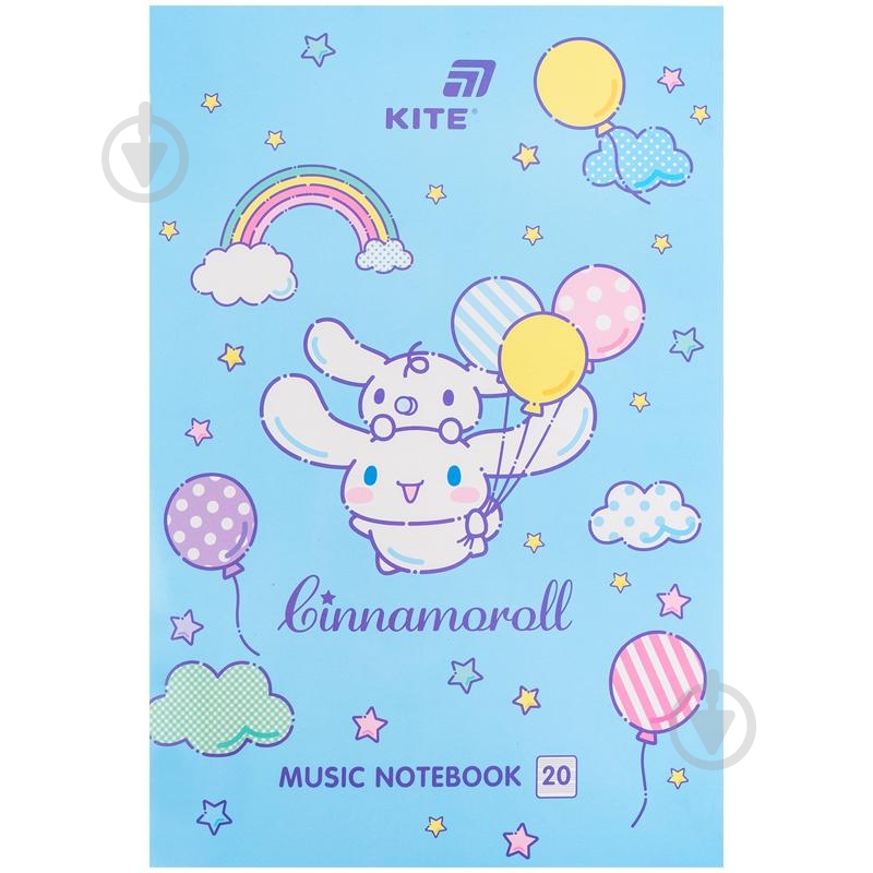 Тетрадь для нот А4 20 лист. Cinnamoroll KITE - фото 1