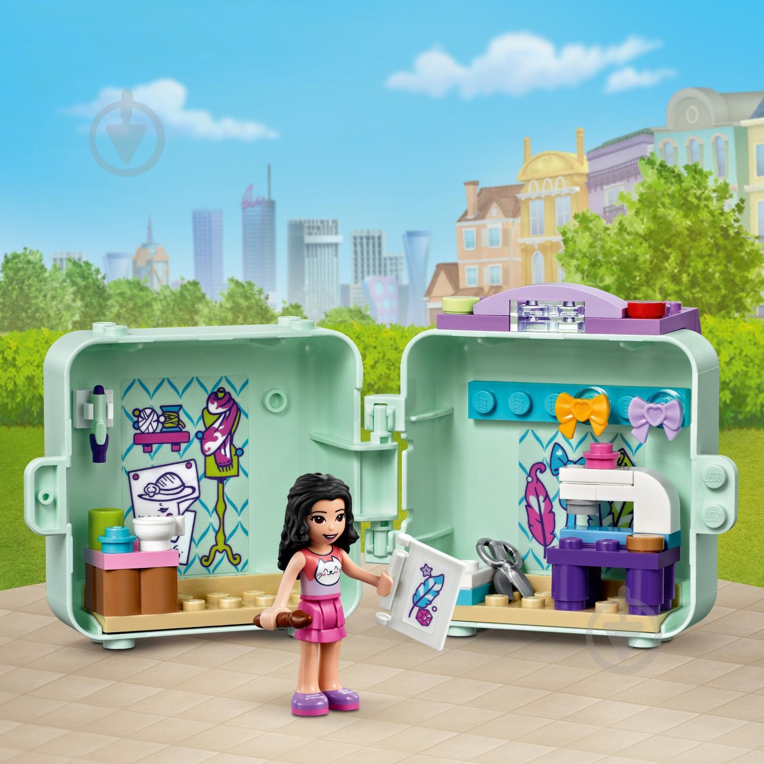 Конструктор LEGO Friends Модный кьюб Эммы 41668 - фото 5