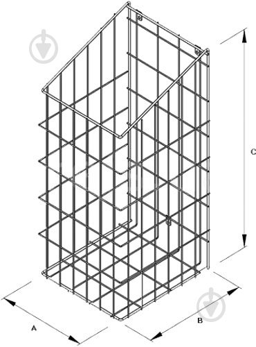 Корзина к гардеробной системе Rejs 435х255х600 мм для одежды WE21.0103.01.003 белый - фото 2