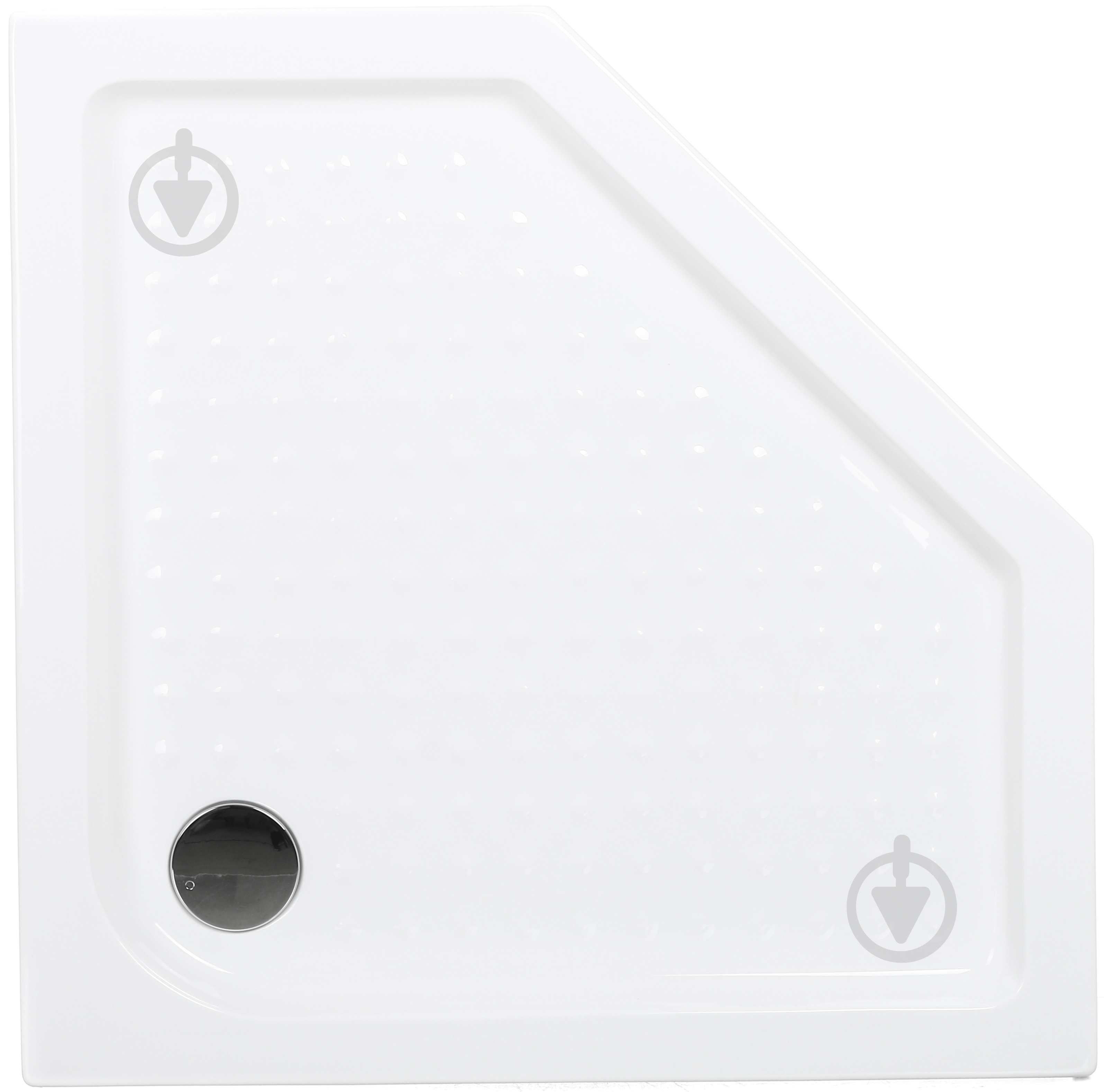 Поддон душевой EGO пятиугольный LEX 90x90x14 см P39 - фото 1