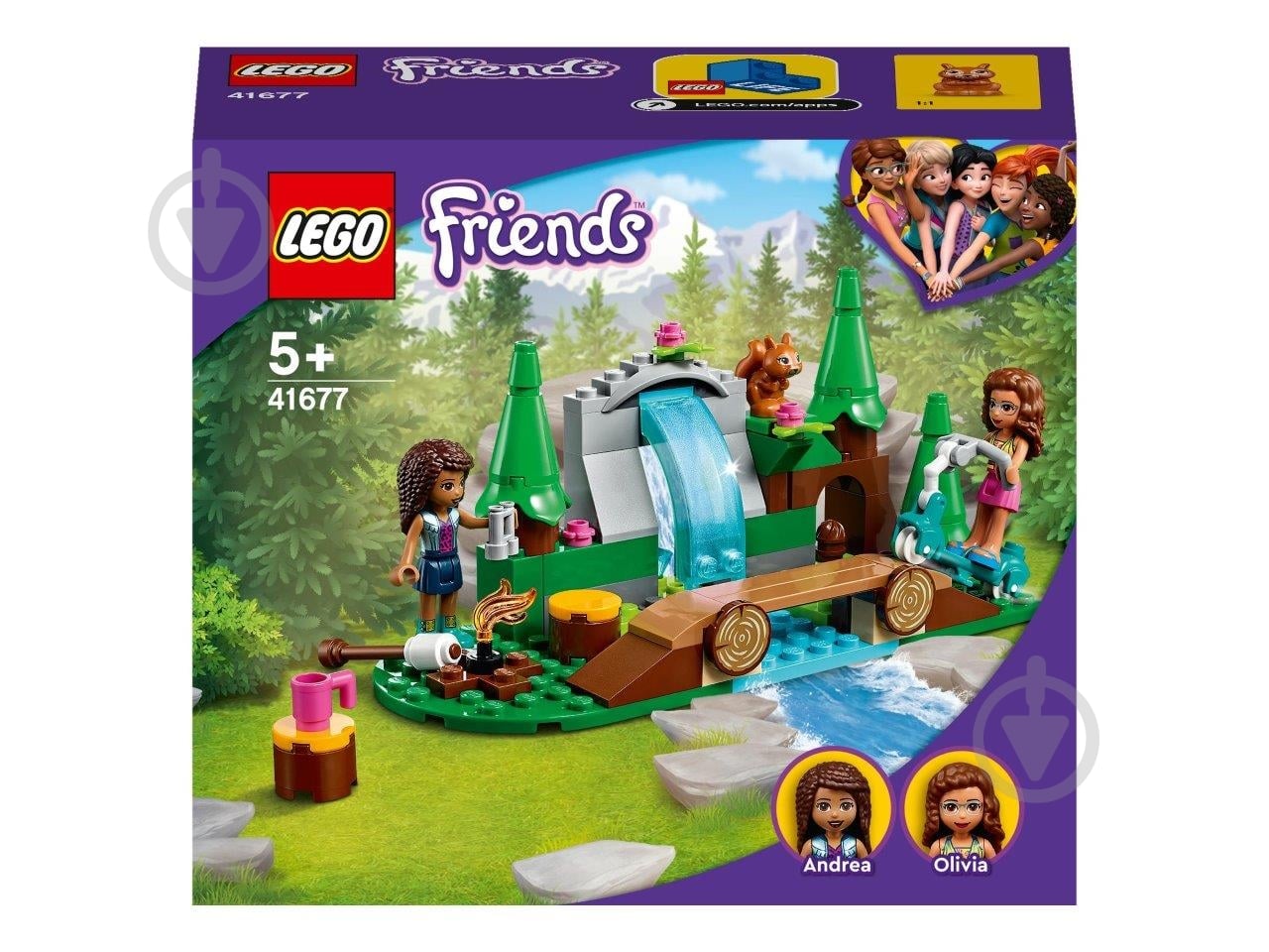 Конструктор LEGO Friends Лісовий водоспад 41677 - фото 1 Конструктор LEGO Friends Лісовий водоспад 41677 - фото 1