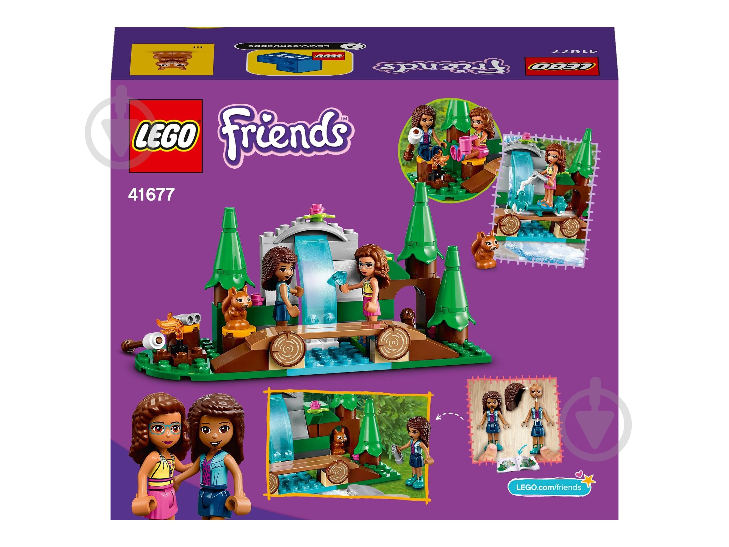 Конструктор LEGO Friends Лісовий водоспад 41677 - фото 3 Конструктор LEGO Friends Лісовий водоспад 41677 - фото 3