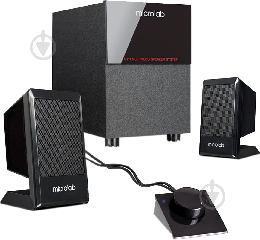 Акустическая система Microlab M-113 2.1 black - фото 1