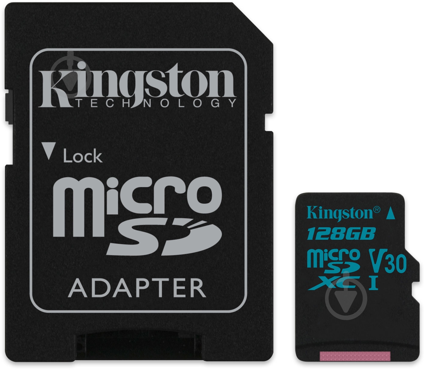 Карта памяти Kingston microSDXC 128 ГБ Class 10 (SDCG2/128GB) - фото 1