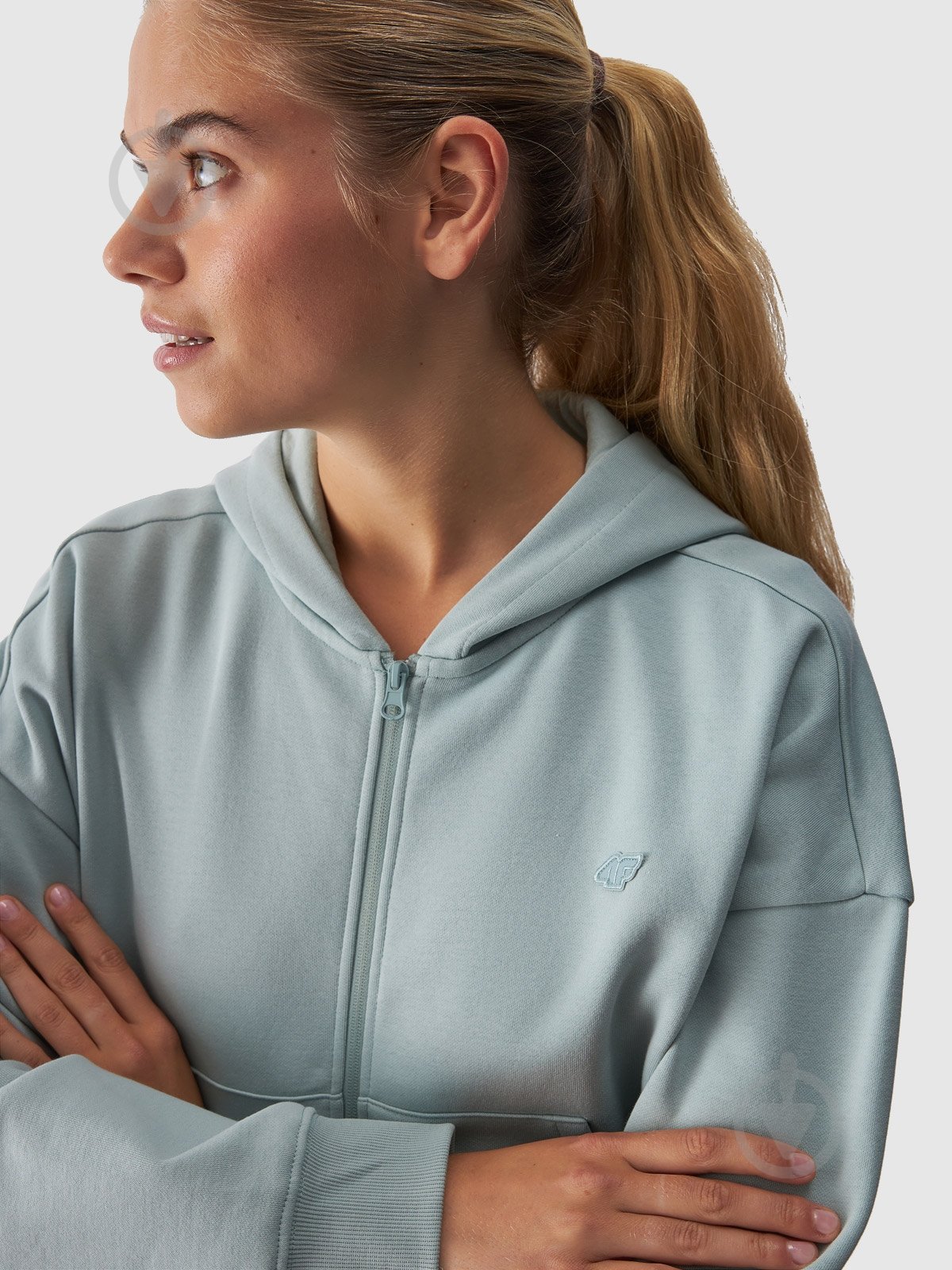 Джемпер 4F SWEATSHIRT F1306 4FWAW24TSWSF1306-47S р.S блакитний - фото 4