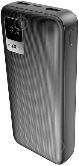 Повербанк Maxlife 20000 mAh black (MXPB-07) - фото 1