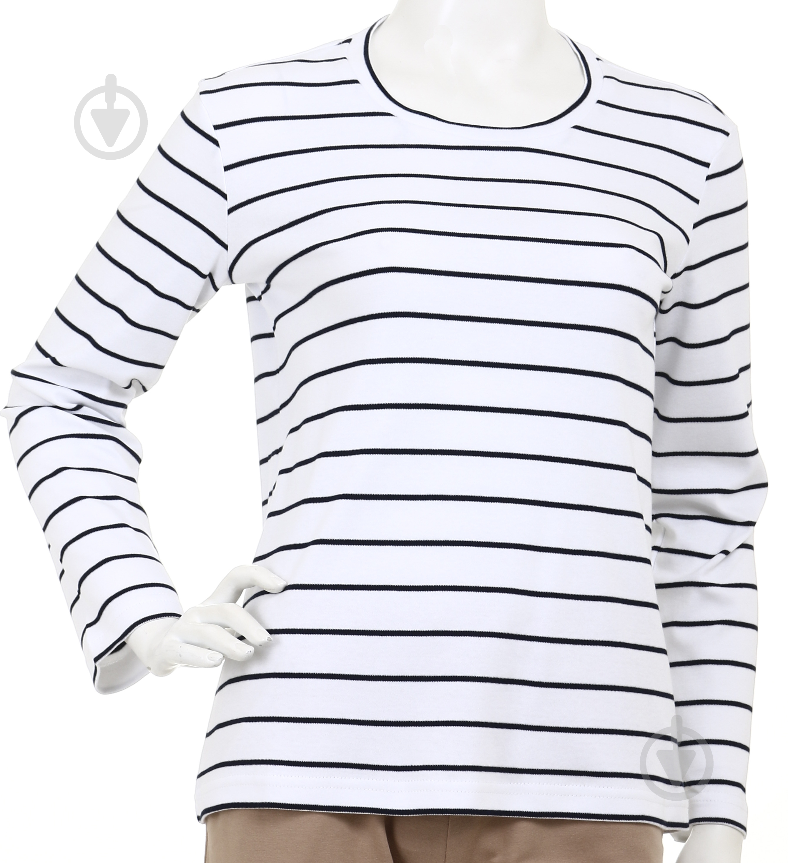 Реглан Flis clothes Синяя полоска р.L синий с белым - фото 1