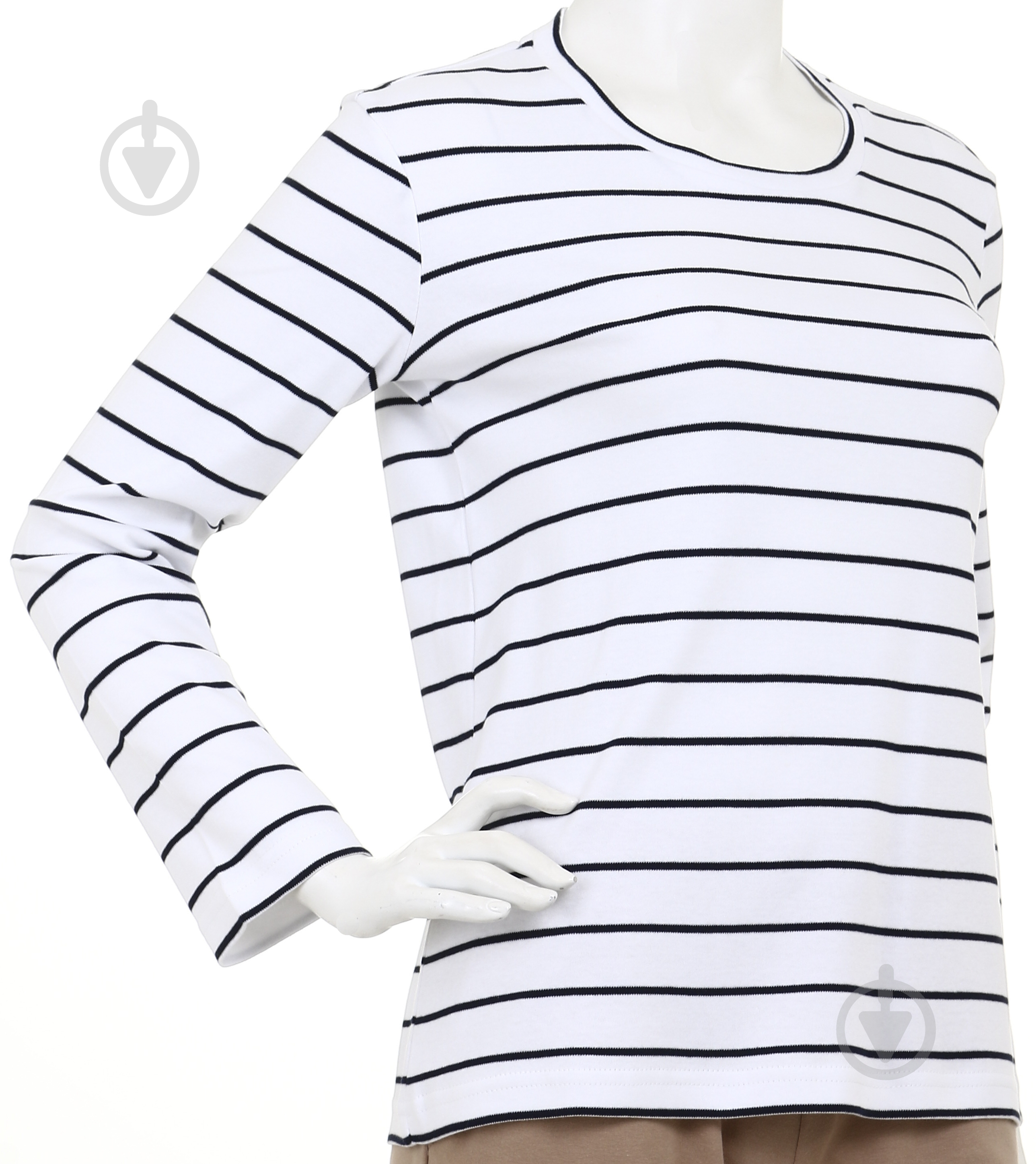 Реглан Flis clothes Синяя полоска р.L синий с белым - фото 3