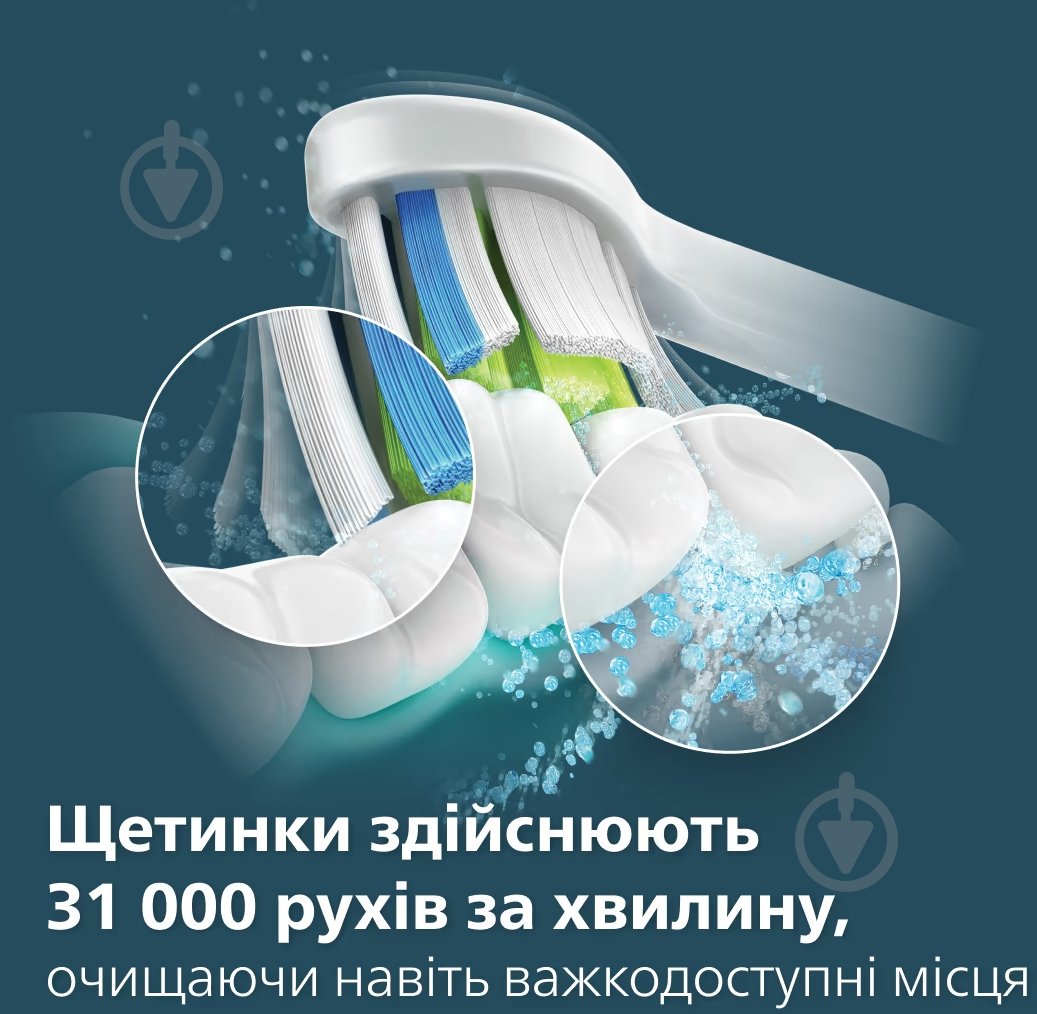 Електрична зубна щітка Philips Series 4100 Sonicare HX3689/42 - фото 4