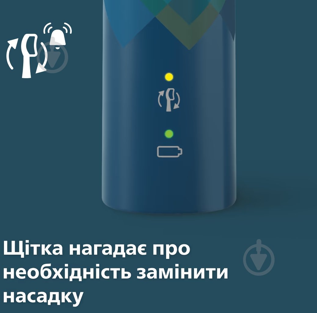 Електрична зубна щітка Philips Series 4100 Sonicare HX3689/42 - фото 7