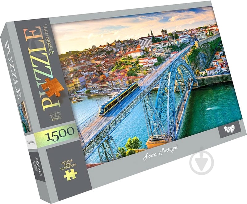 Пазли Danko Toys № 4 Porto, Portugal 1500 елементів С1500-04-04 - фото 1 Пазли Danko Toys № 4 Porto, Portugal 1500 елементів С1500-04-04 - фото 1