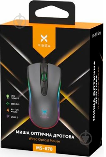Мышка Vinga MS-670 - фото 3 Мышка Vinga MS-670 - фото 3
