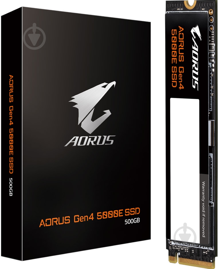 SSD-накопичувач Gigabyte Aorus 500GB M.2 PCI Express 4.0 x4 3D TLC NAND (AG450E500G-G) - фото 7 SSD-накопичувач Gigabyte Aorus 500GB M.2 PCI Express 4.0 x4 3D TLC NAND (AG450E500G-G) - фото 7