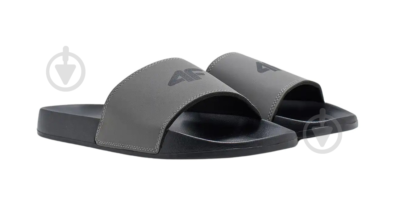 Шлепанцы 4F SLIDES M011 4FRMM00FSLIM011-25S р.40 серый - фото 2