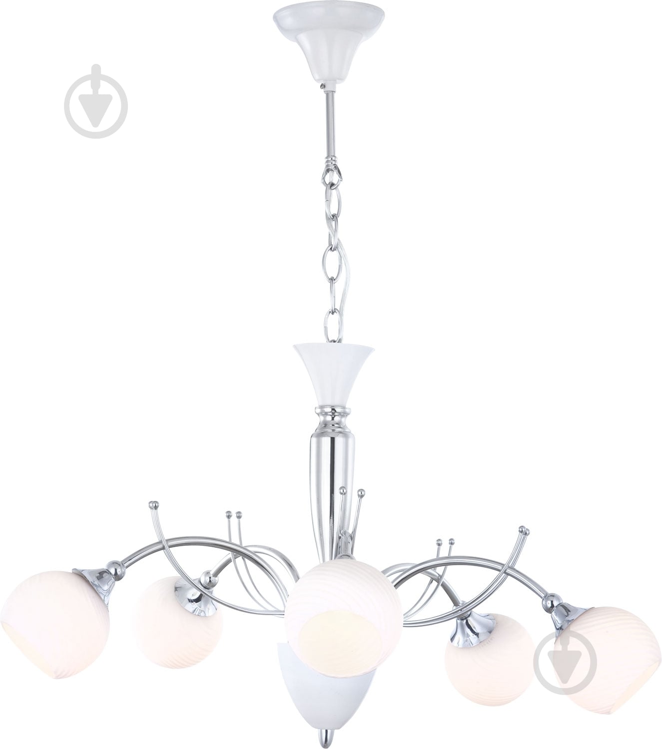 Люстра подвесная Globo Eliza 5xG9 хром 56565-5H - фото 1