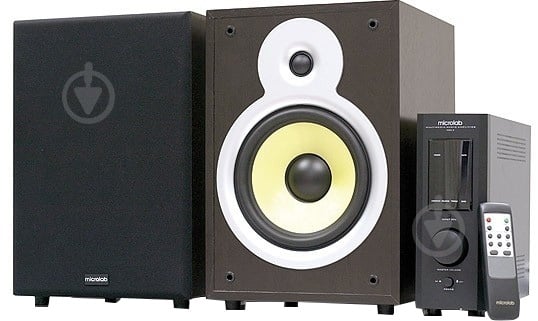 Акустическая система Microlab PRO3 2.0 dark brown - фото 2