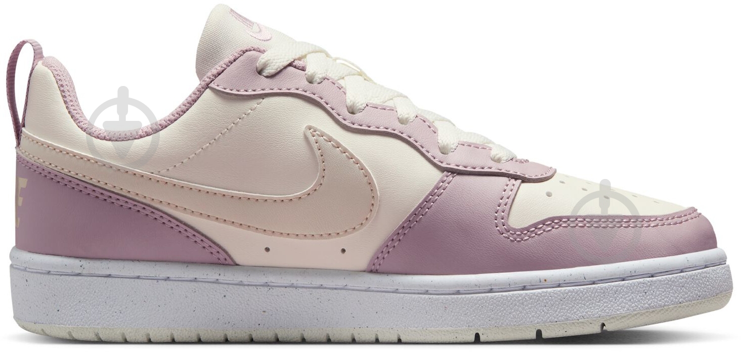 Кросівки для дівчаток демісезонні Nike COURT BOROUGH LOW RECRAFT DV5456-129 р.38,5 бежеві із рожевим - фото 2