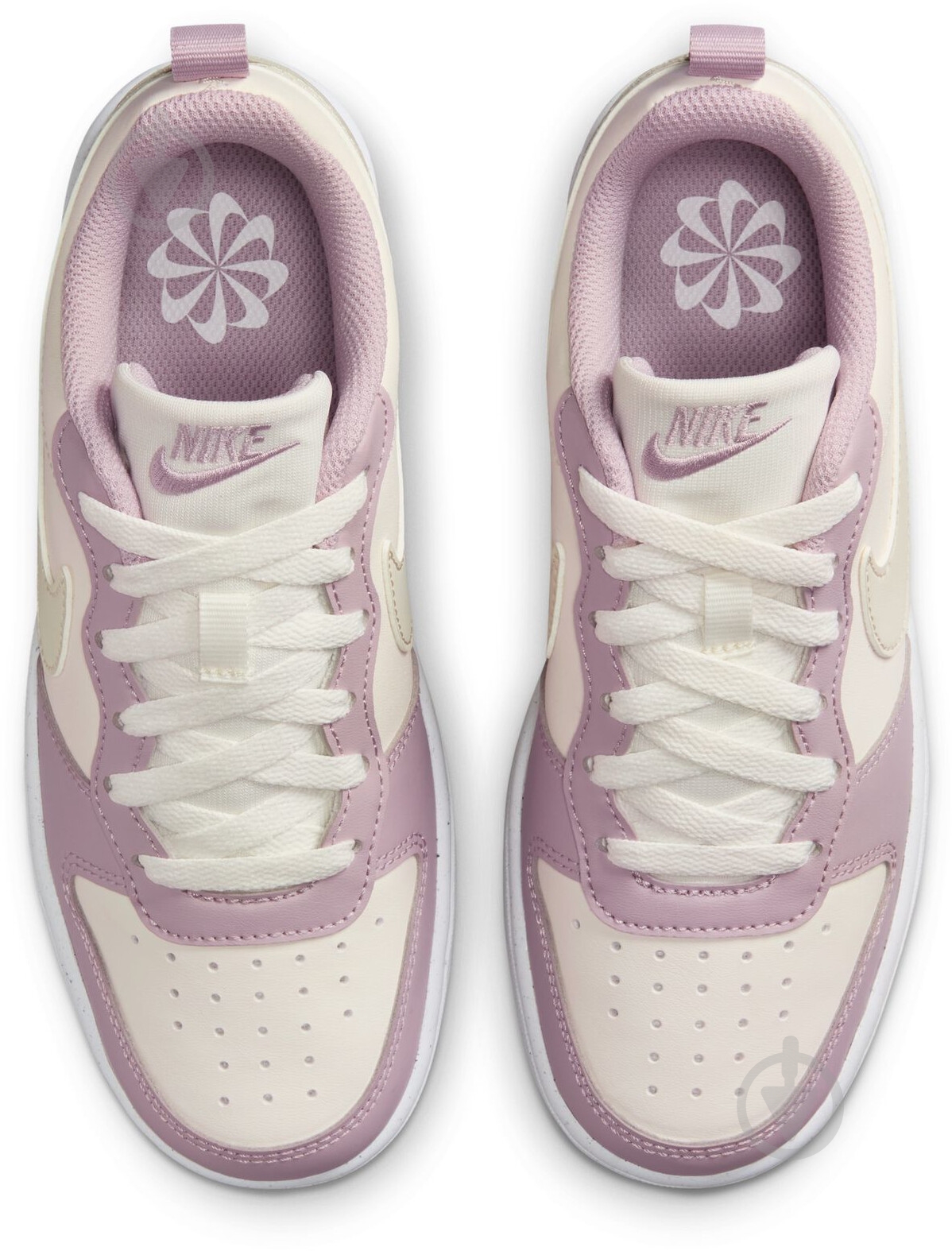 Кросівки для дівчаток демісезонні Nike COURT BOROUGH LOW RECRAFT DV5456-129 р.38,5 бежеві із рожевим - фото 7