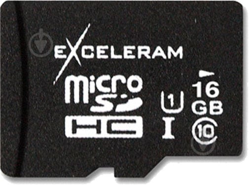 Карта памяти Exceleram microSDHC 16 ГБ Class 10 (MSD1610A) UHS-1 - фото 2