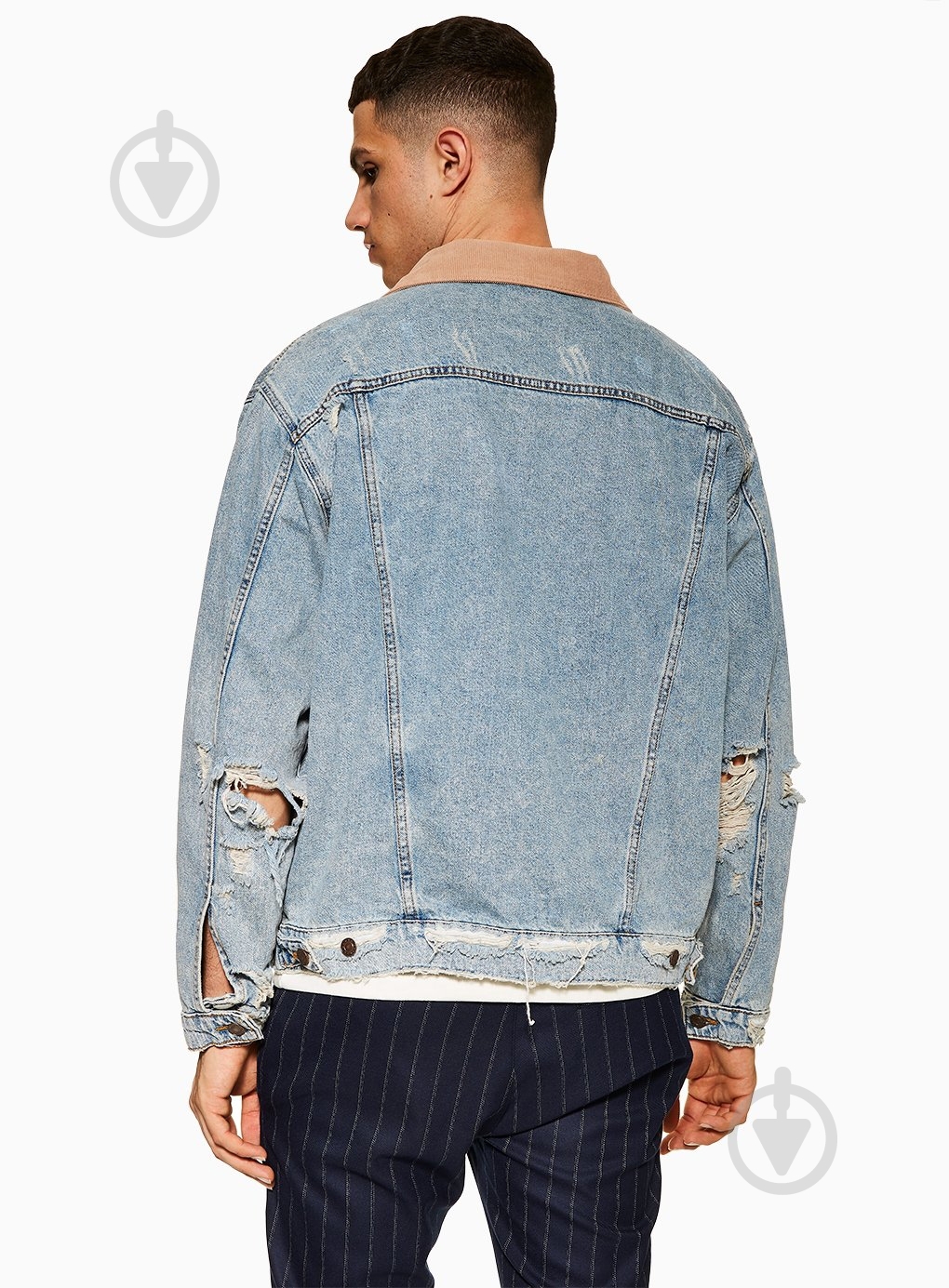 Куртка мужская TopMan CASUAL JKTS 64P10S-BLE р.S синяя - фото 3 Куртка мужская TopMan CASUAL JKTS 64P10S-BLE р.S синяя - фото 3