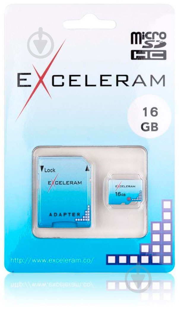 Карта пам'яті Exceleram microSDHC 16 ГБ Class 10 (EMSD0004) Color series - фото 4