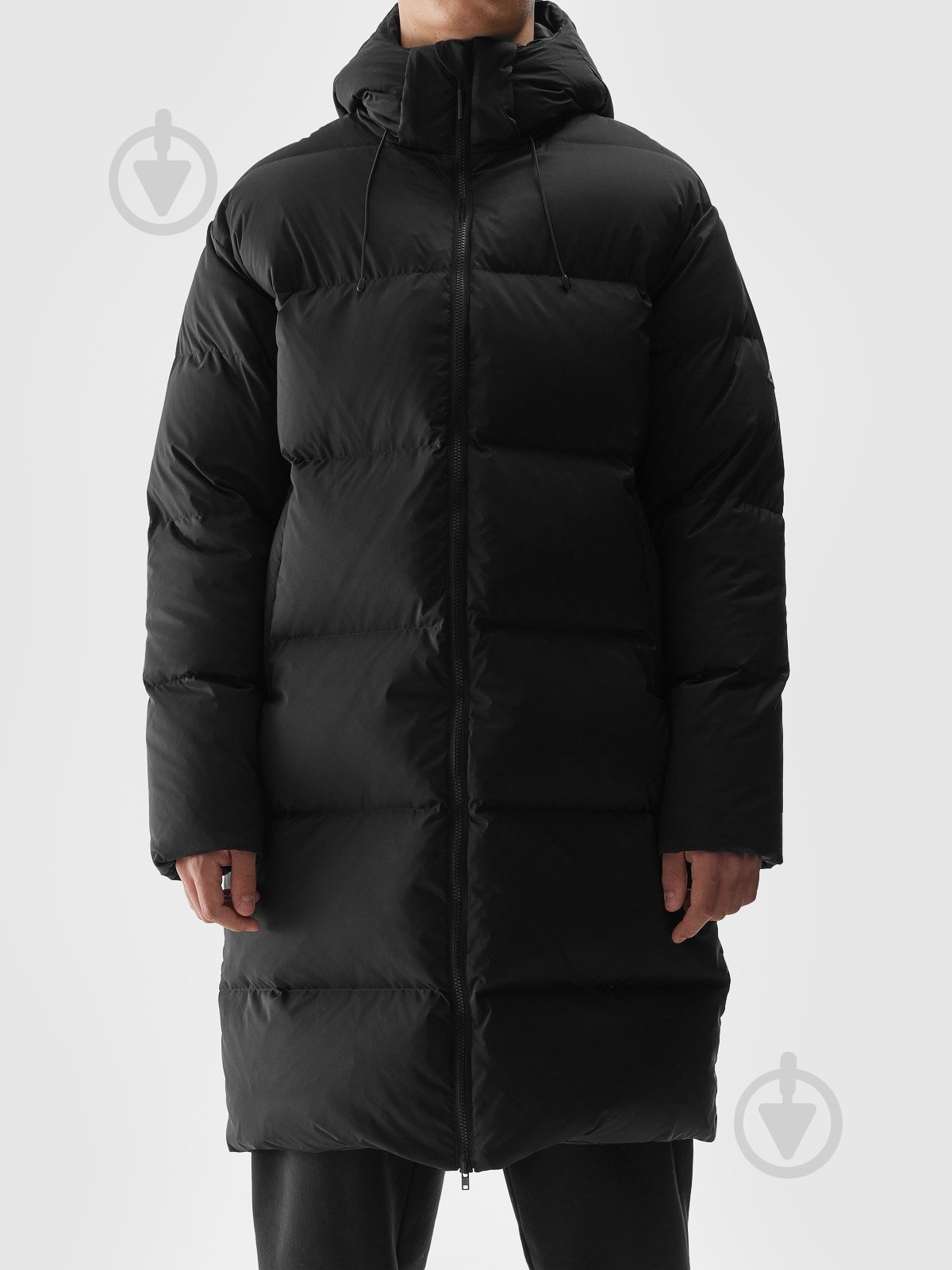 Пуховик чоловічий зимовий 4F DOWN JACKET M477 4FWAW24TDJAM477-20S р.L чорний - фото 6 Пуховик чоловічий зимовий 4F DOWN JACKET M477 4FWAW24TDJAM477-20S р.L чорний - фото 6
