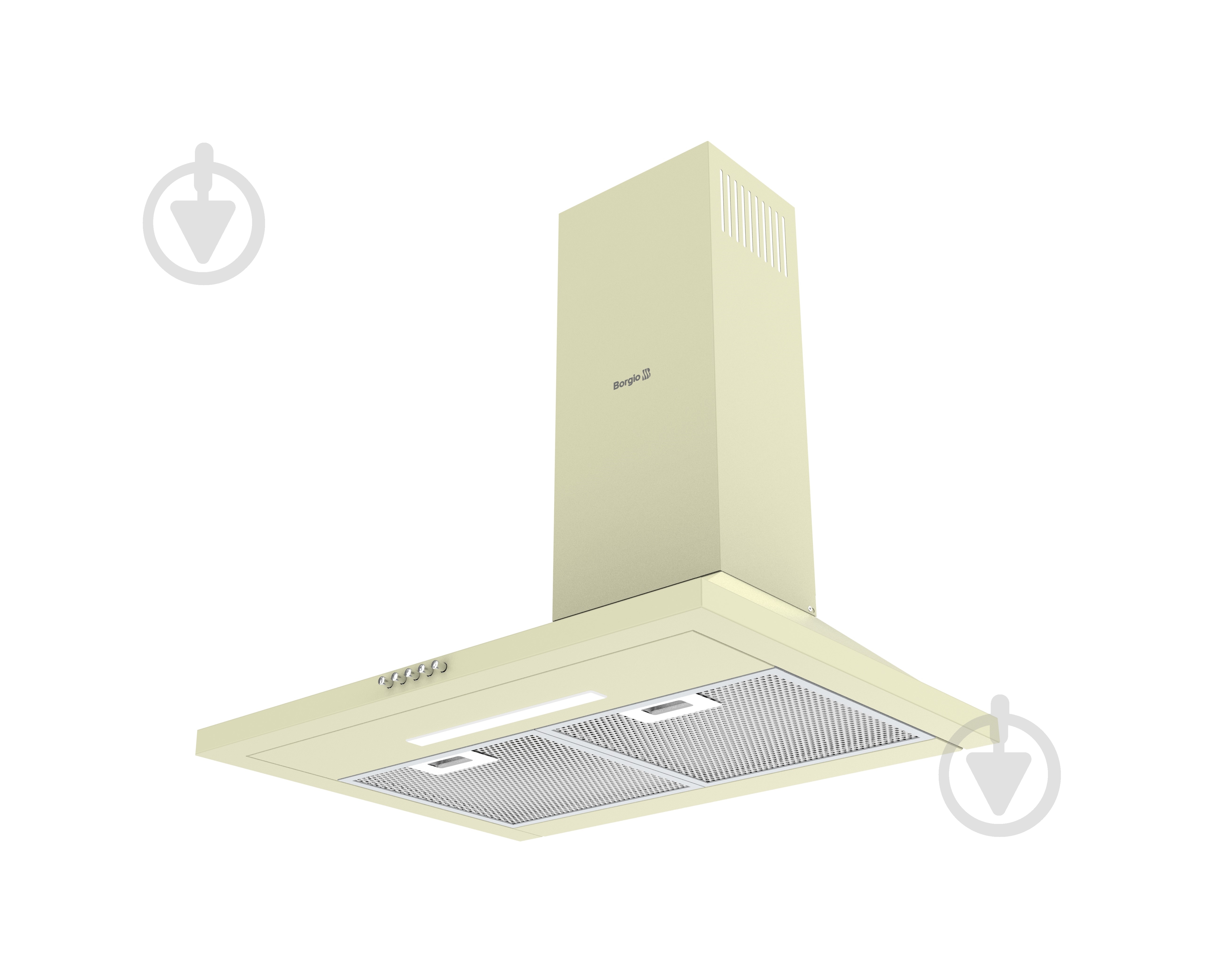 Вытяжка Borgio BKF (TR) 60 ivory - фото 1