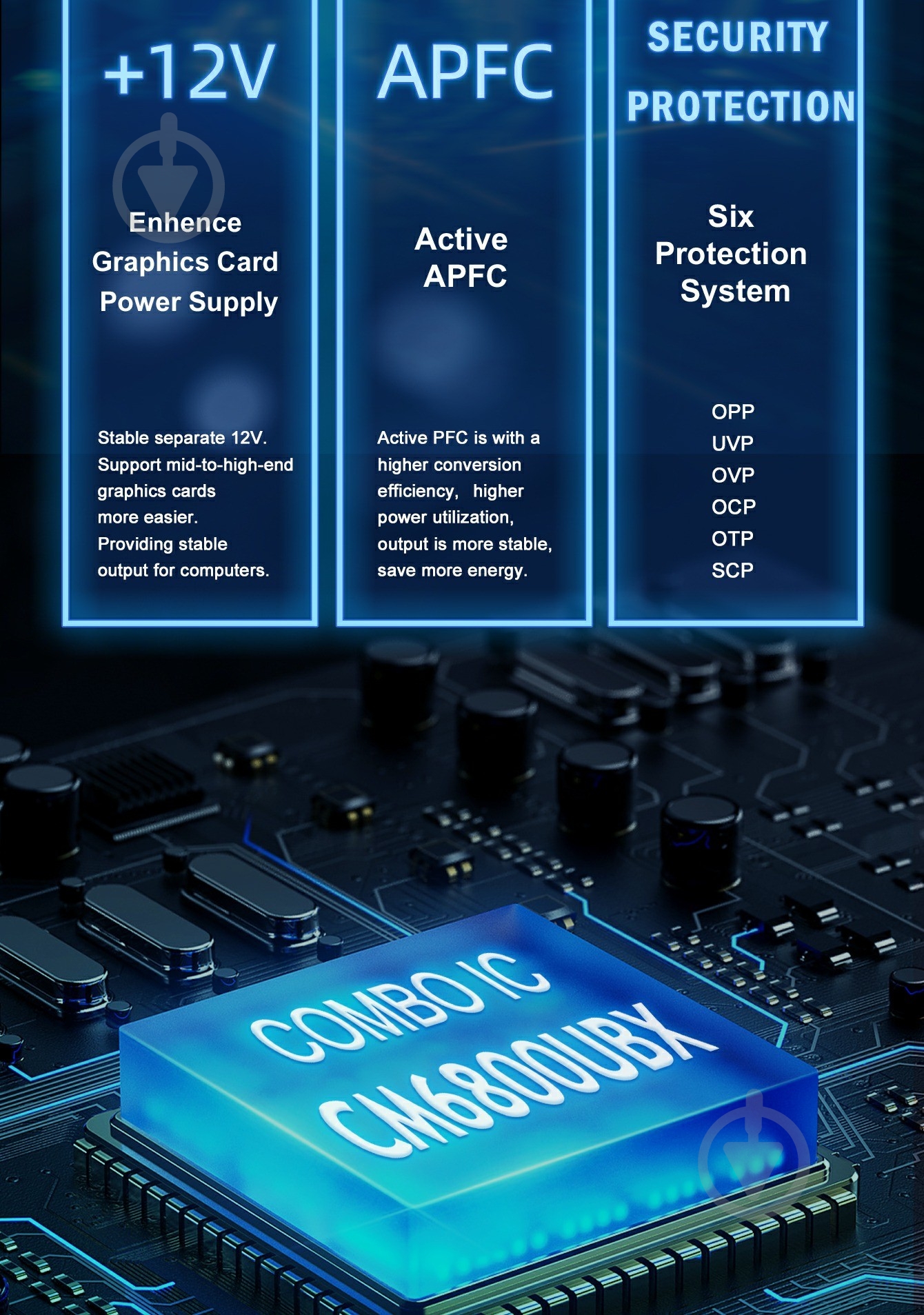 Блок питания GameMax GP-750 White 750 Вт - фото 14