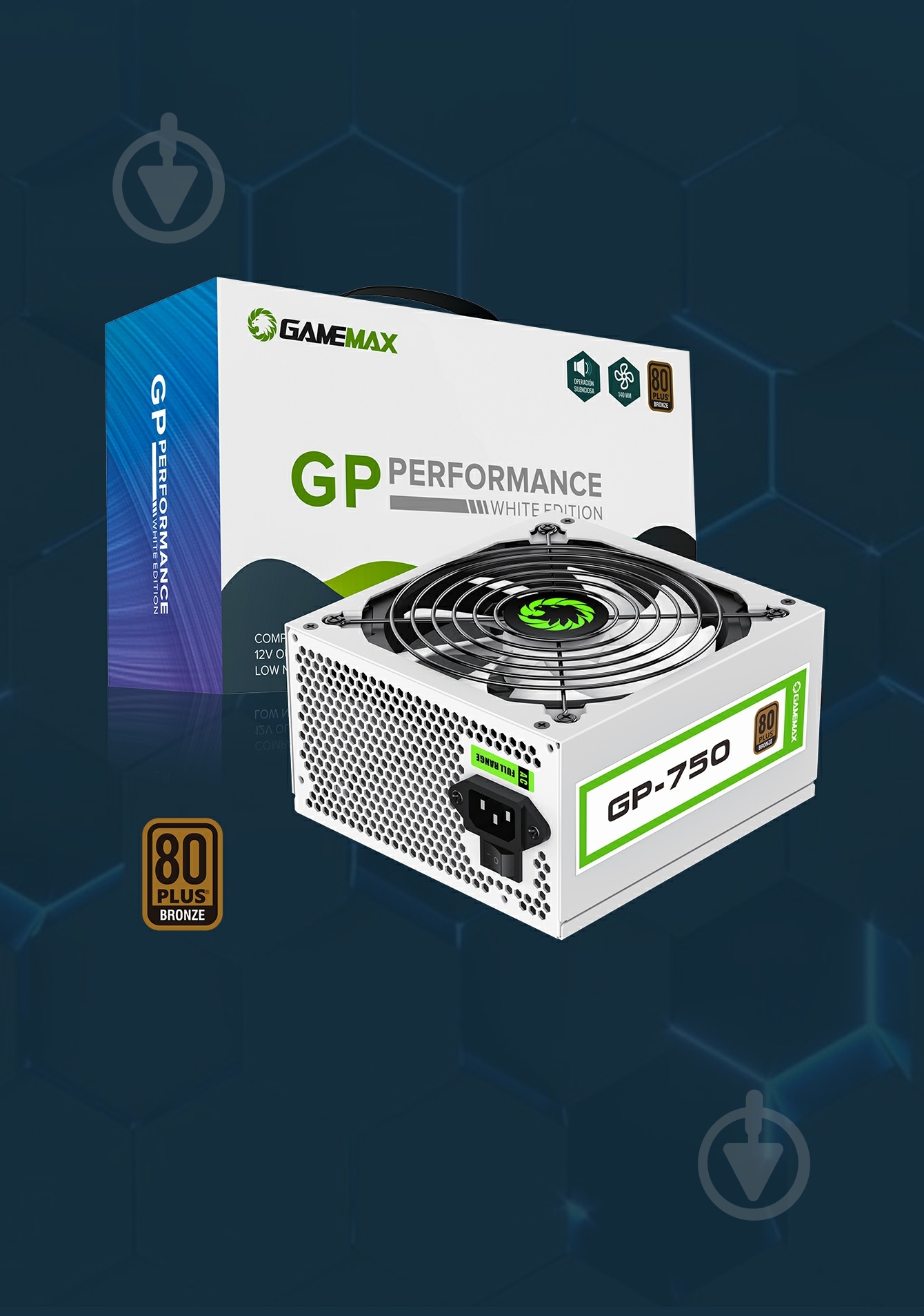 Блок питания GameMax GP-750 White 750 Вт - фото 10