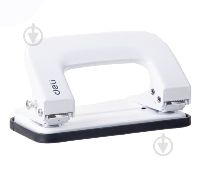 Дырокол 10 листов белый Deli - фото 1 Дырокол 10 листов белый Deli - фото 1