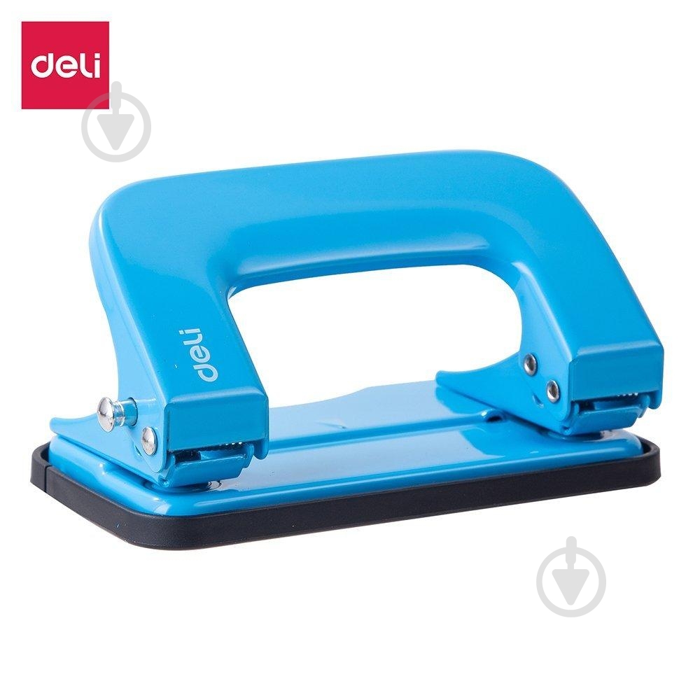 Дырокол 10 листов синий Deli - фото 1