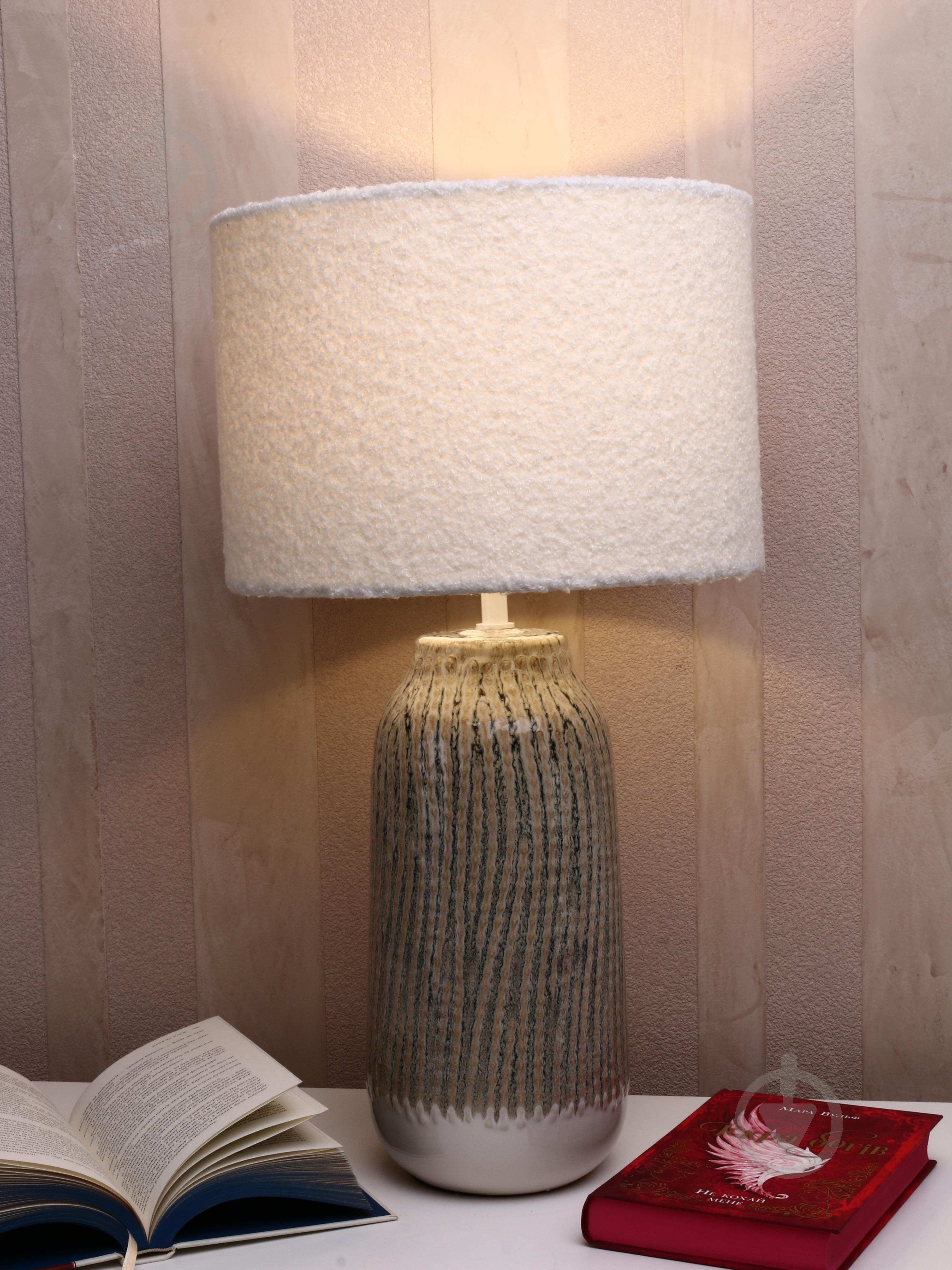 Настільна лампа Sensio Snow 1x40 Вт E27 білий ALT-T-A472 - фото 4