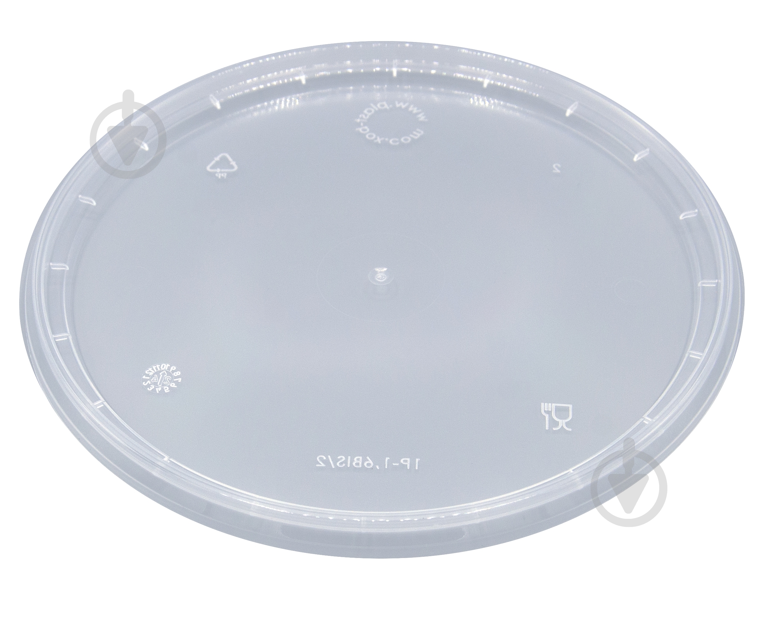 Крышка Пласт-Бокс для ведра 1.6 л прозрачный - фото 1 Крышка Пласт-Бокс для ведра 1.6 л прозрачный - фото 1