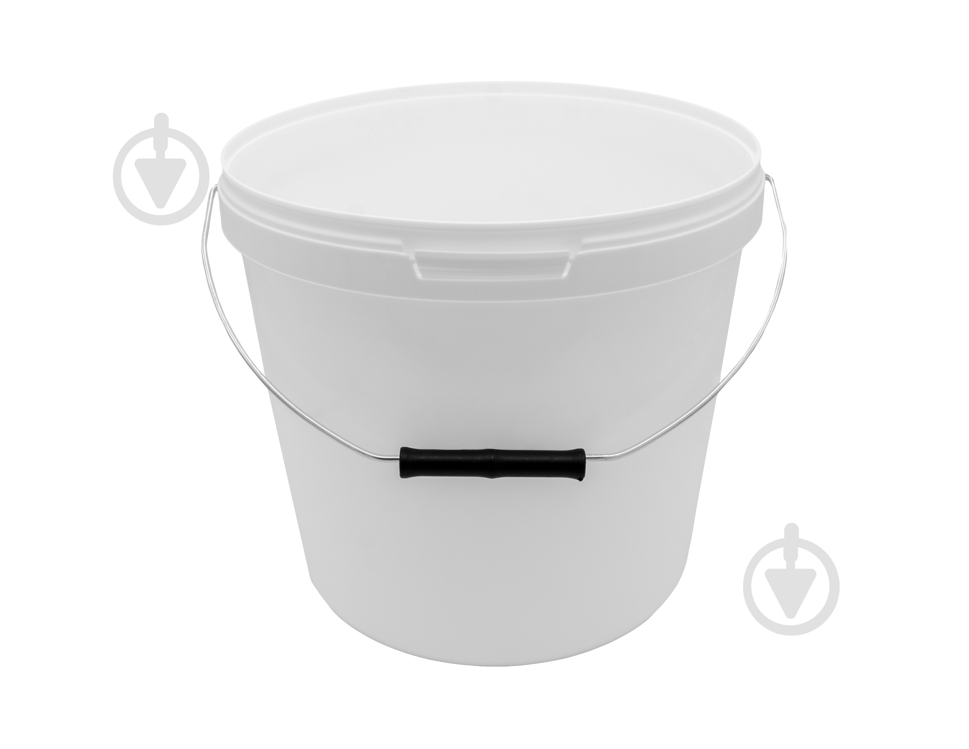 Ведро обычное Пласт-Бокс 12 л белый - фото 1 Ведро обычное Пласт-Бокс 12 л белый - фото 1