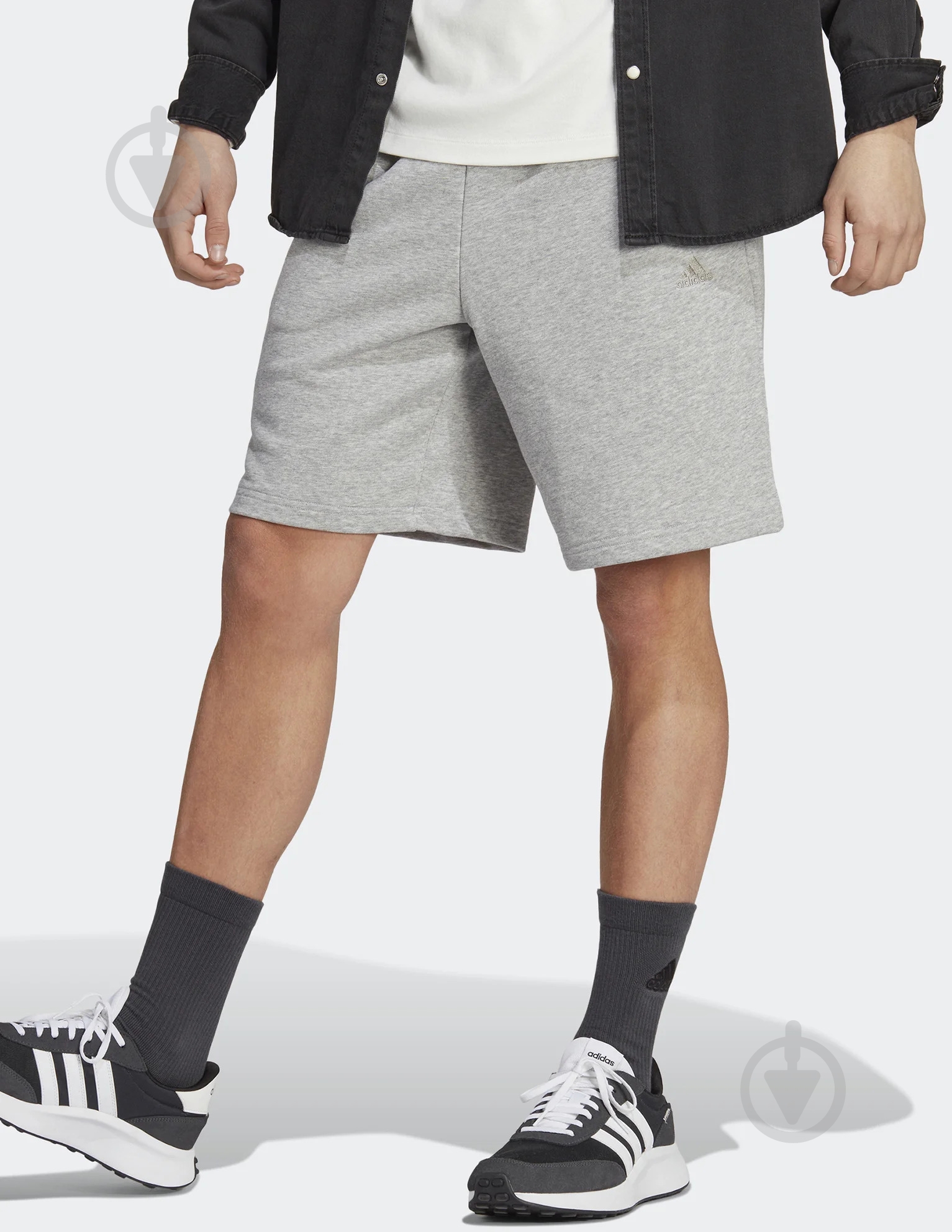 Шорты Adidas IC9816 р. S серый - фото 1 Шорты Adidas IC9816 р. S серый - фото 1