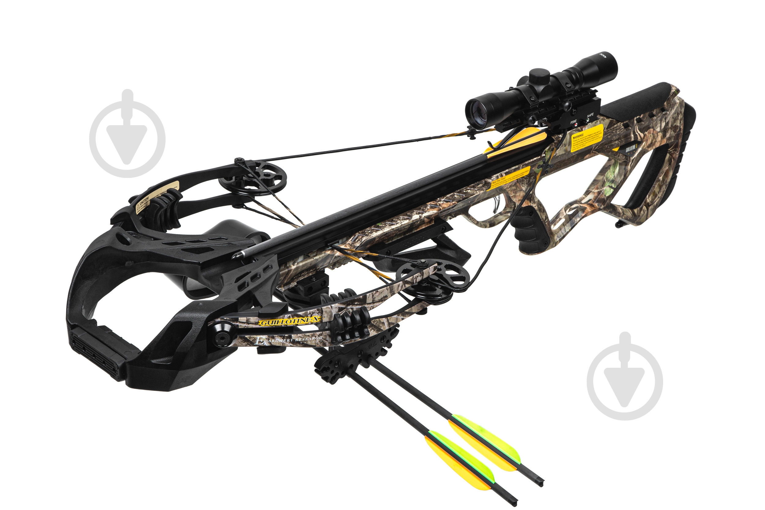 Арбалет Poe Lang Guillotine X 40 LBS камуфльований CR-062MP-40 - фото 1 Арбалет Poe Lang Guillotine X 40 LBS камуфльований CR-062MP-40 - фото 1