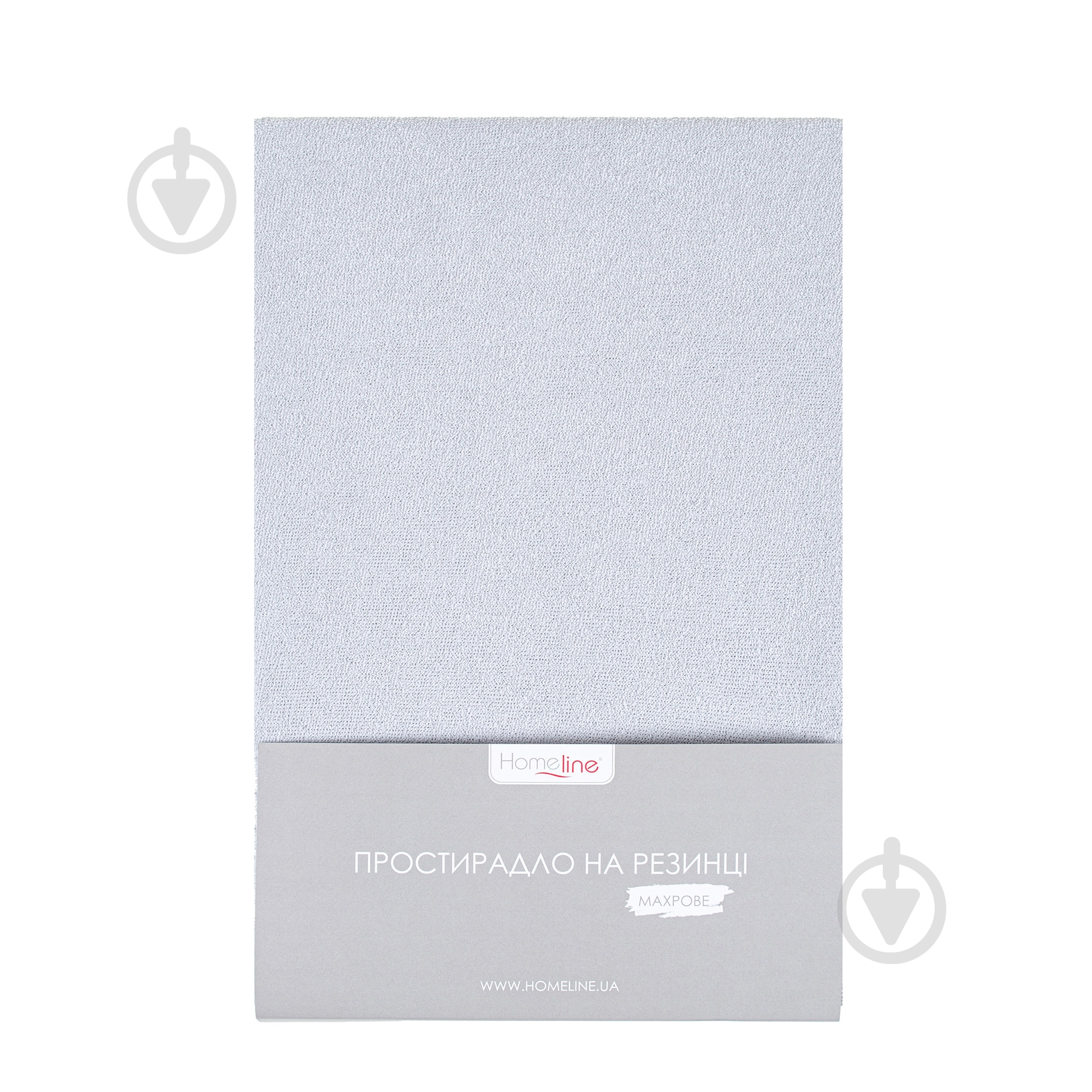 Простынь на резинке 200x200 см серый Homeline - фото 1 Простынь на резинке 200x200 см серый Homeline - фото 1