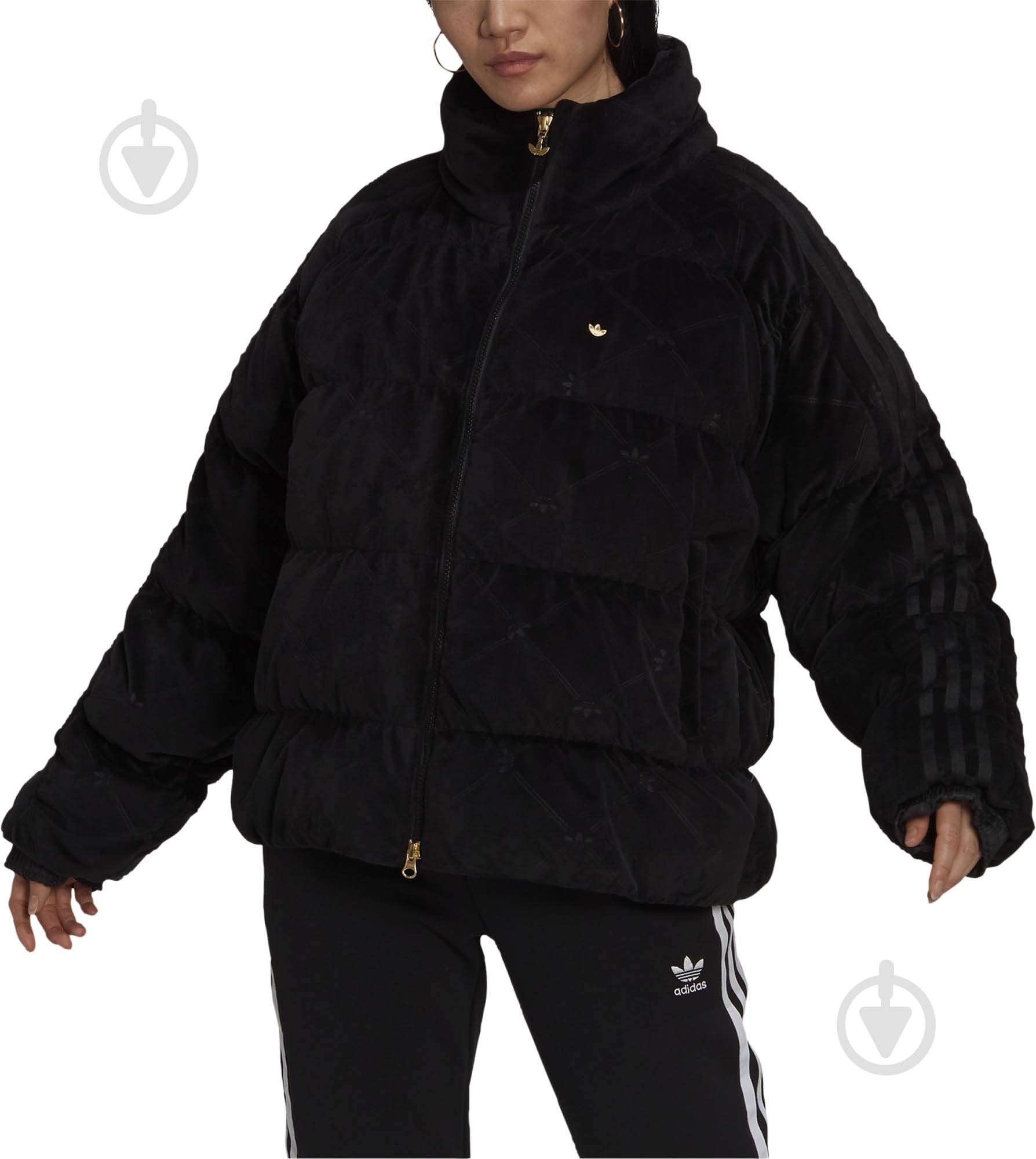 Куртка Adidas S DOWN PUFFER GU1776 р.M черная - фото 1
