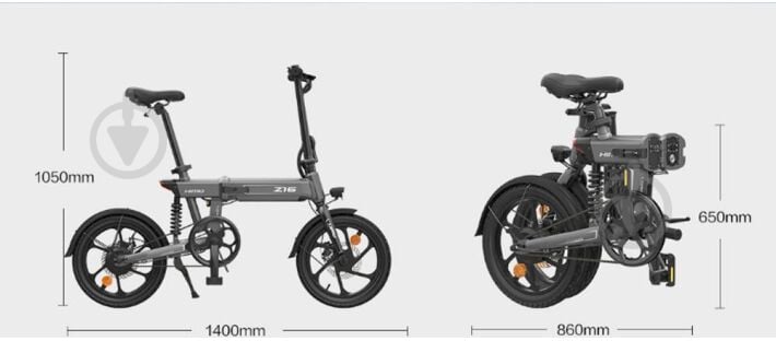 Электровелосипед HIMO Z16 White - фото 4