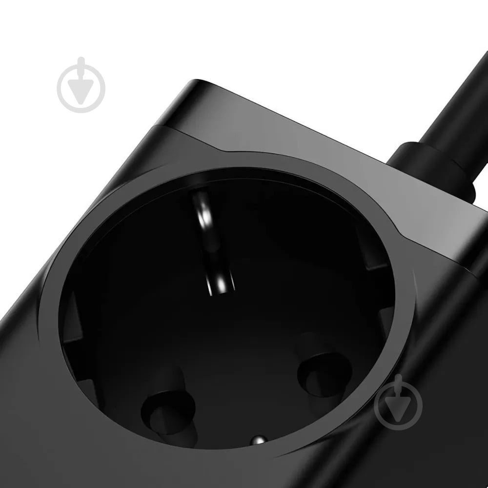 Зарядное устройство BASEUS GaN3 Pro Desktop Powerstrip AC+2U+2C 100W EU (With Cable Type-C to Type-C 100W 20V/5A 1m) Black (PSZM000401) - фото 4