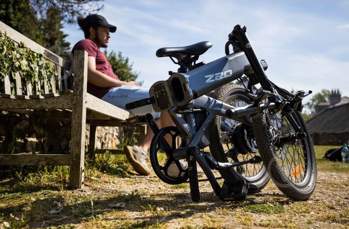 Электровелосипед HIMO Z20 Gray - фото 4